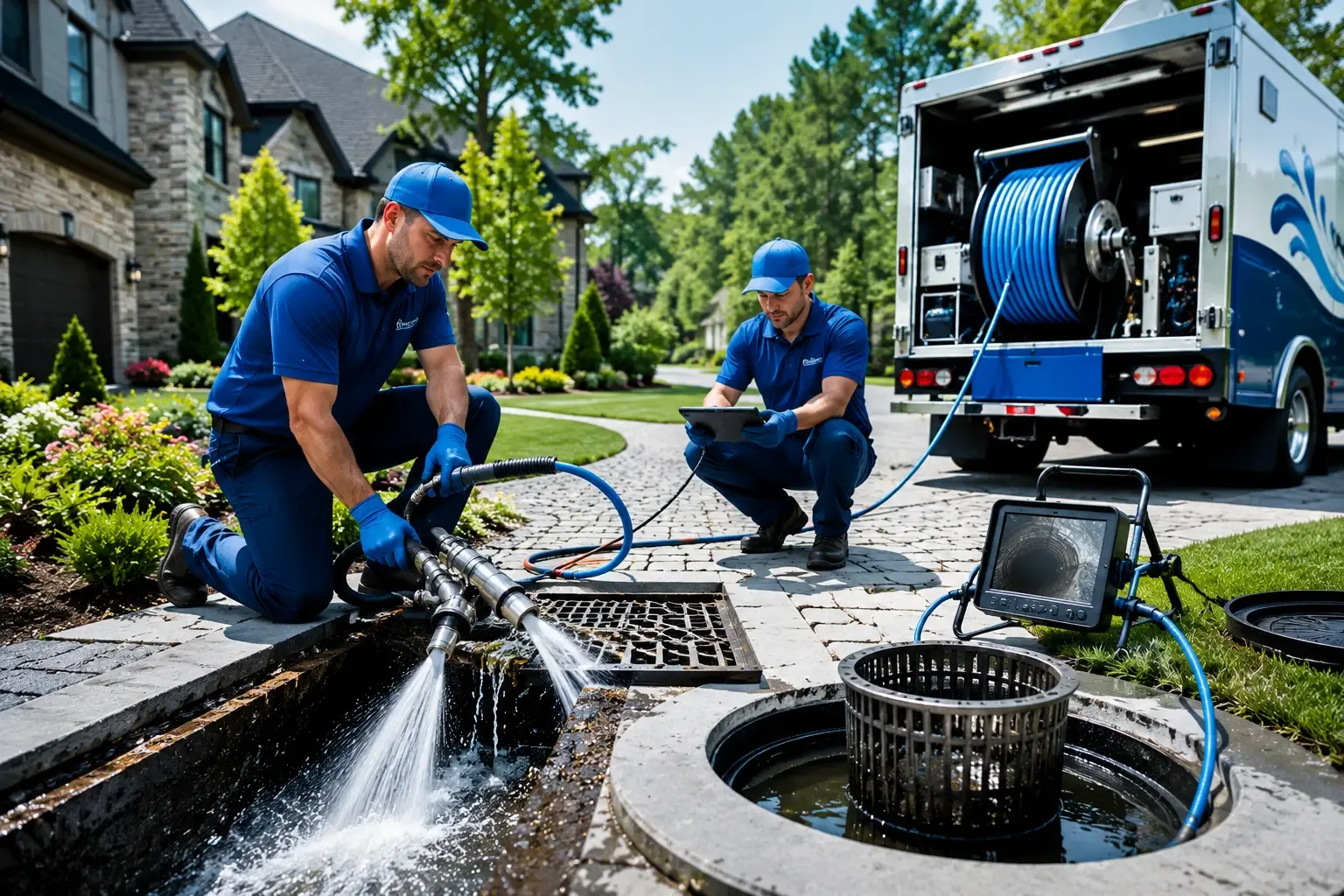 Local outdoor drain cleaning professionals in Claremont, IL